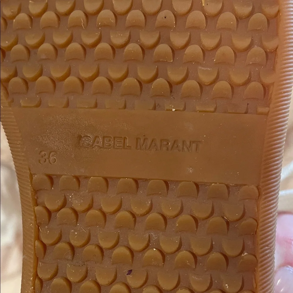 Isabel Marant Bryce leather sneakers White Lace-Up - Picture 6 of 9